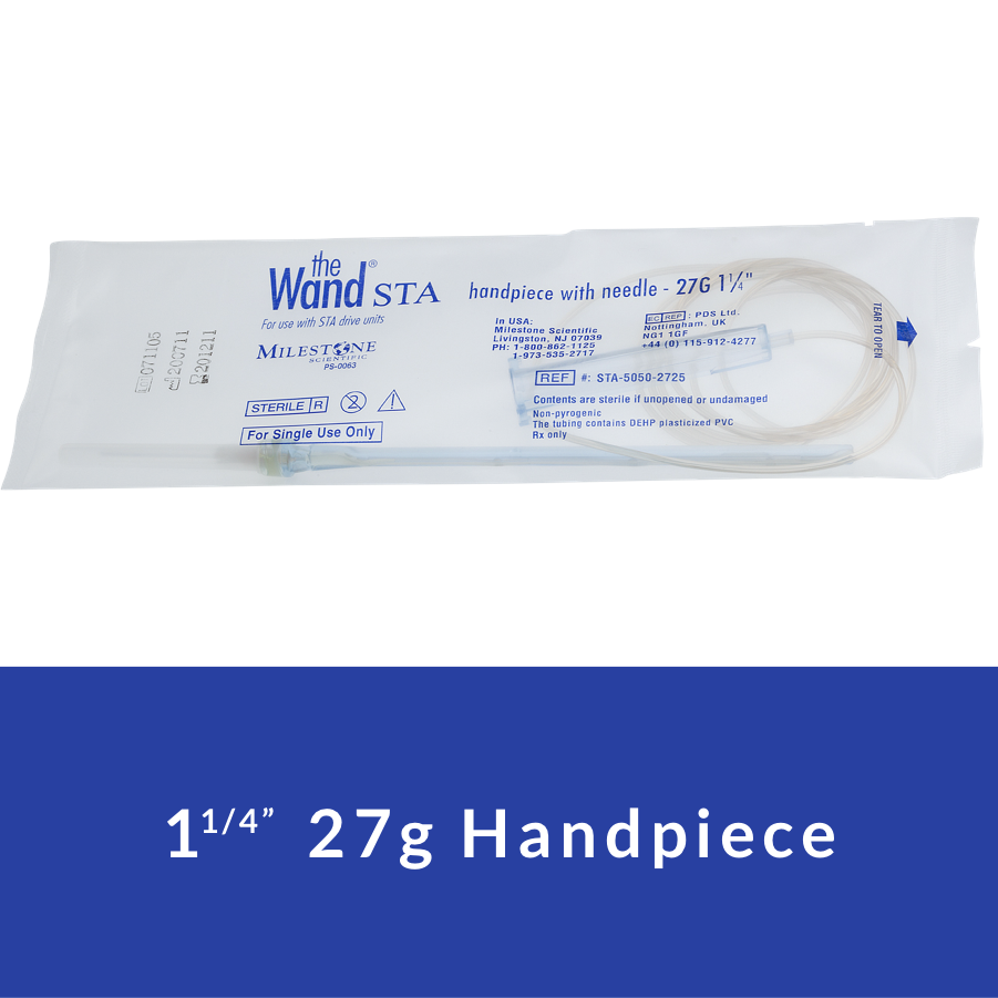STA 1 1/4 inch 27G Handpiece Box of 50