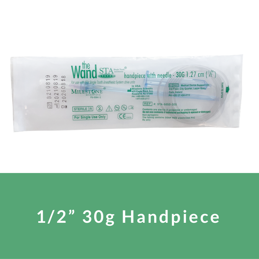 STA 1/2 inch 30G Handpiece Box of 50